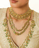 gold indian necklace indian wedding necklace