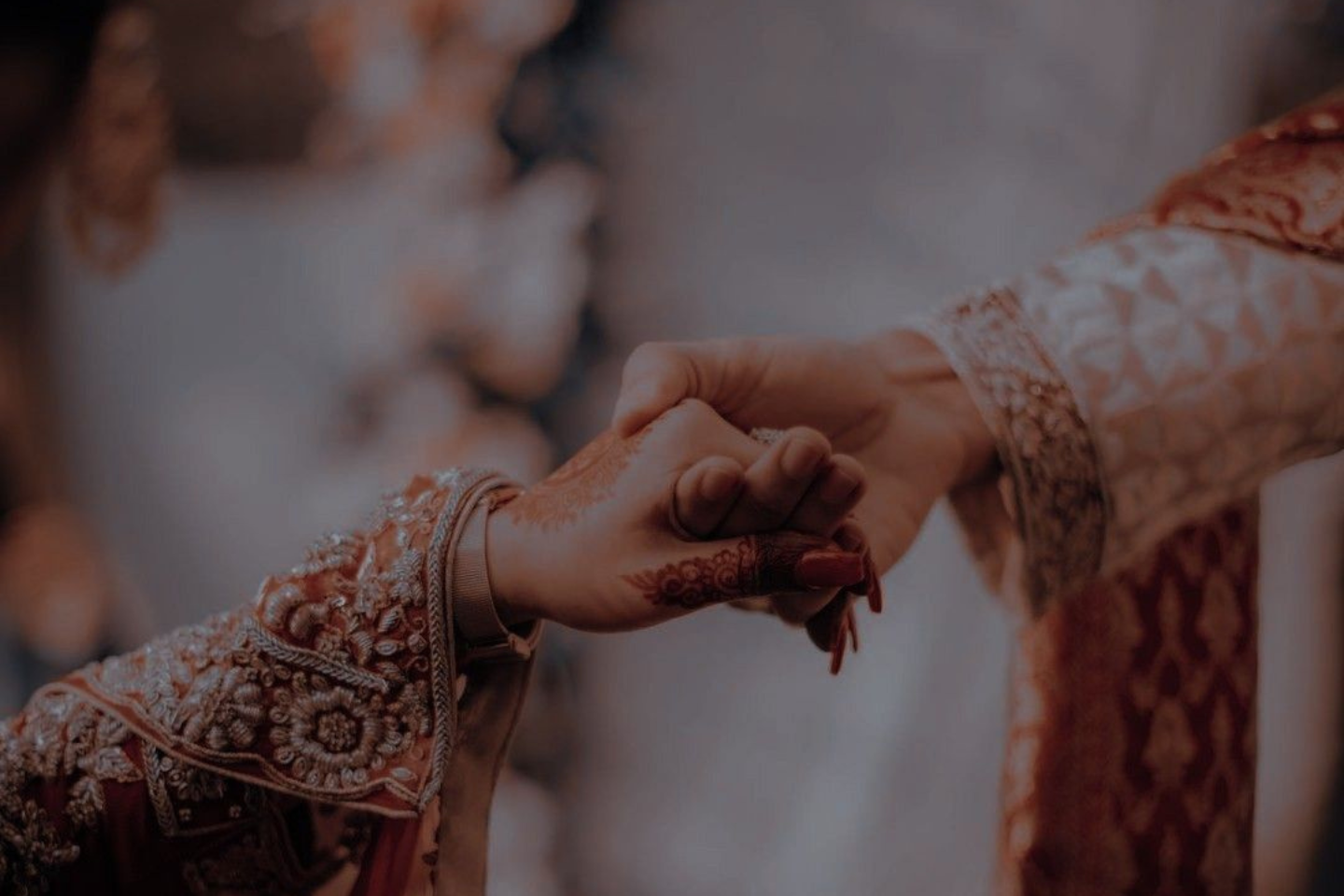 Srinagar, India. 15th July 2018. Kashmiri Muslim brides reacts during mass  marriage event in Srinagar, Indian controlled Kashmir on Sunday.Mass wedding  of 105 Muslim couples held in Srinagar organised by social welfare